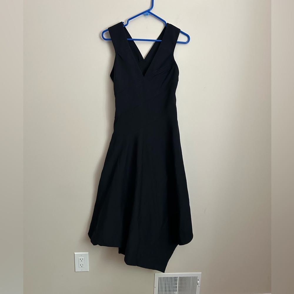 Derek Lam Black Asymmetrical Dress Size 2